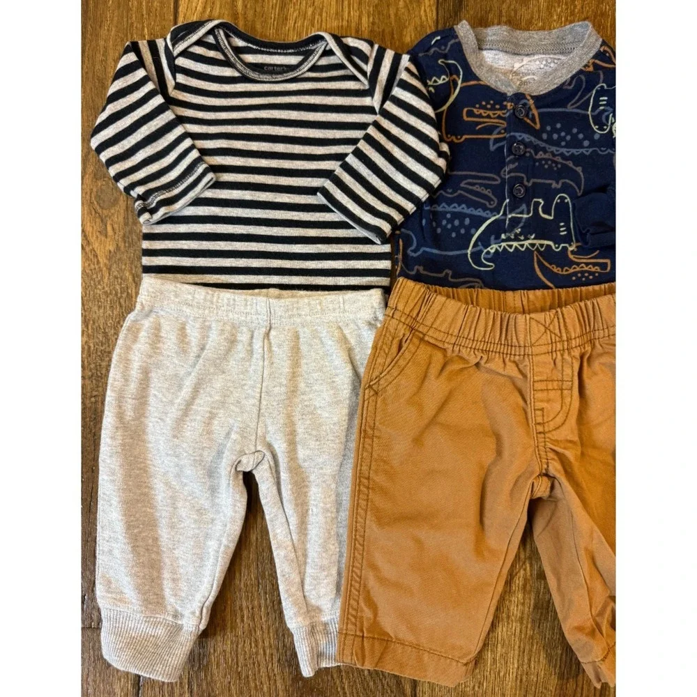 Baby Boy 3 Months Outfits Lot Jeans Pants Bodysuits Shirts Jacket Hoodie Clothes
